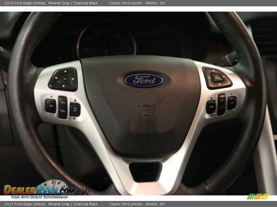 2014 Ford Edge Limited Mineral Gray / Charcoal Black Photo #6