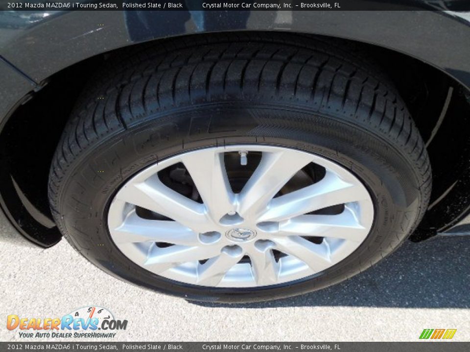 2012 Mazda MAZDA6 i Touring Sedan Polished Slate / Black Photo #14