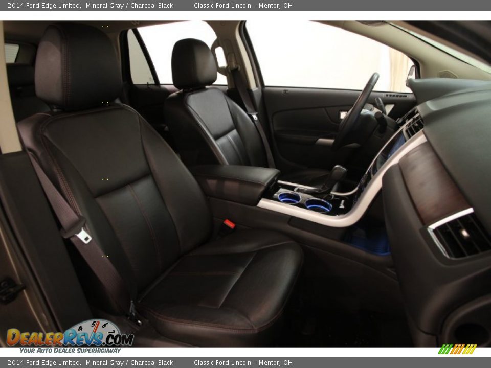 2014 Ford Edge Limited Mineral Gray / Charcoal Black Photo #15