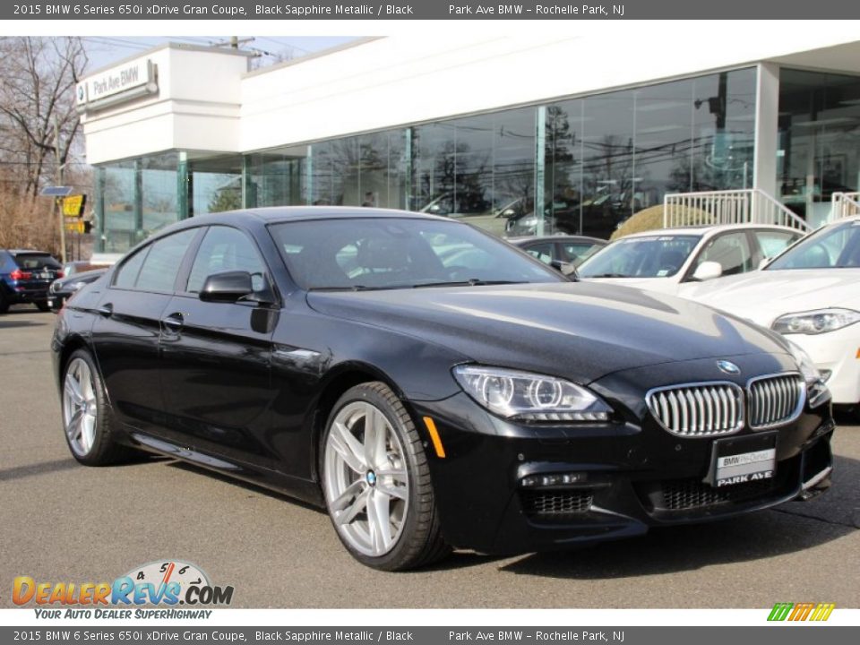 2015 BMW 6 Series 650i xDrive Gran Coupe Black Sapphire Metallic / Black Photo #1