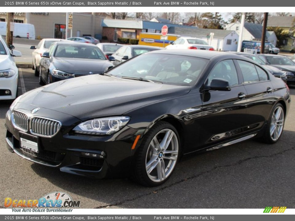 2015 BMW 6 Series 650i xDrive Gran Coupe Black Sapphire Metallic / Black Photo #7