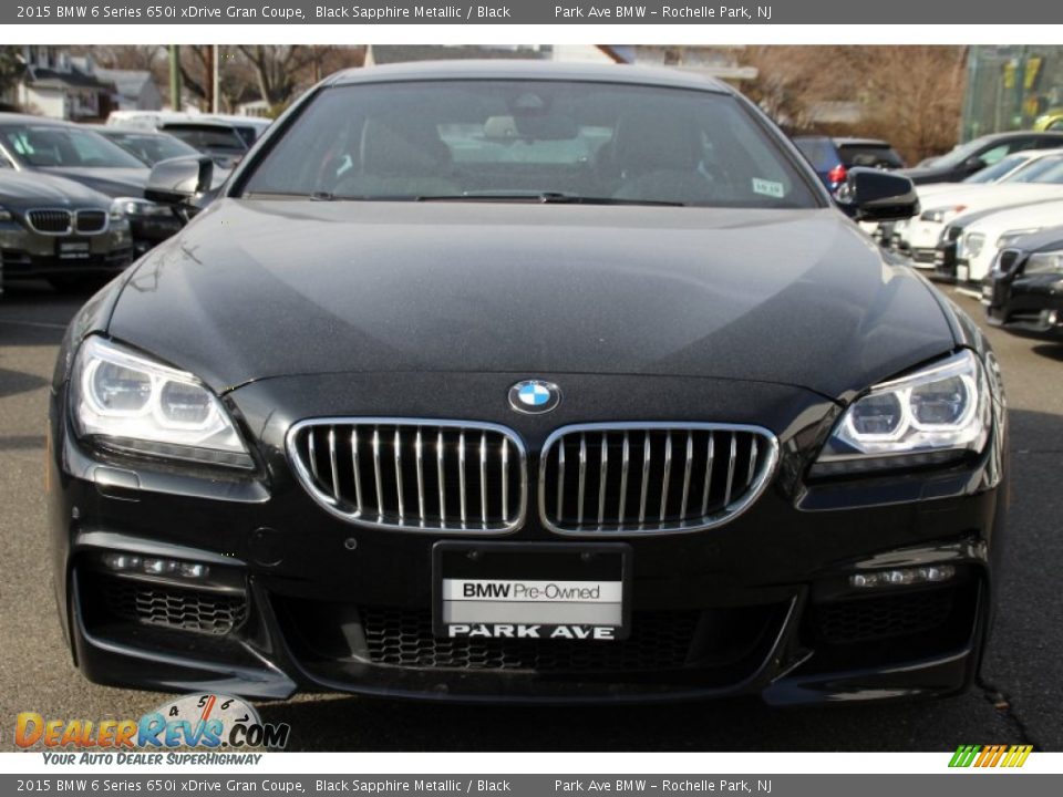 2015 BMW 6 Series 650i xDrive Gran Coupe Black Sapphire Metallic / Black Photo #8
