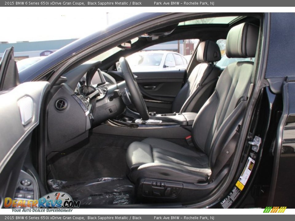 Front Seat of 2015 BMW 6 Series 650i xDrive Gran Coupe Photo #12
