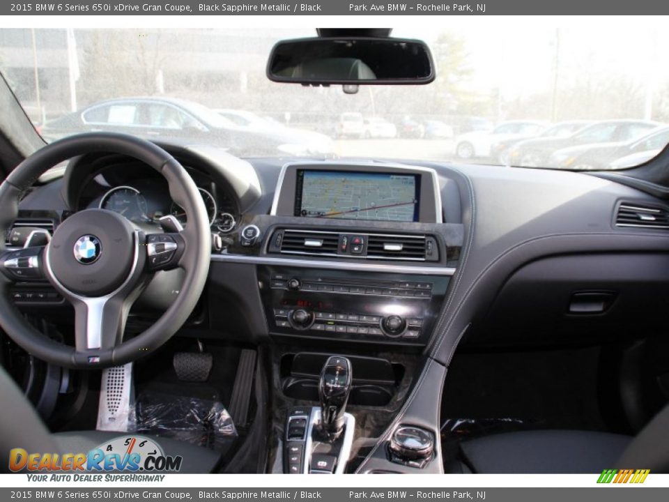 2015 BMW 6 Series 650i xDrive Gran Coupe Black Sapphire Metallic / Black Photo #16