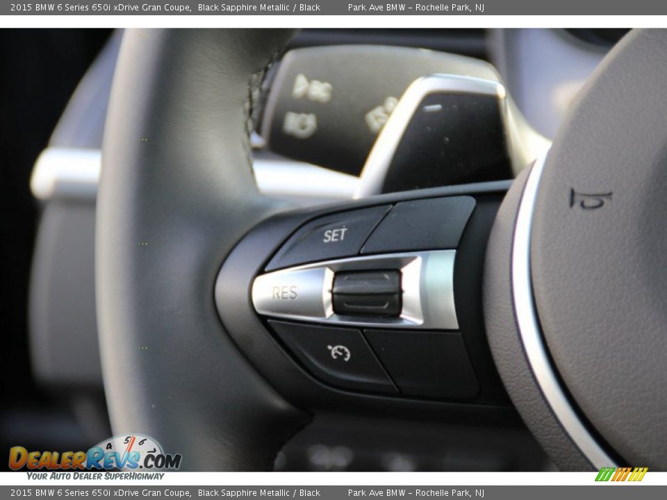 2015 BMW 6 Series 650i xDrive Gran Coupe Black Sapphire Metallic / Black Photo #20