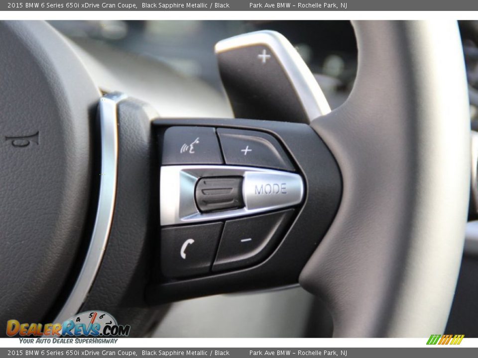 2015 BMW 6 Series 650i xDrive Gran Coupe Black Sapphire Metallic / Black Photo #21