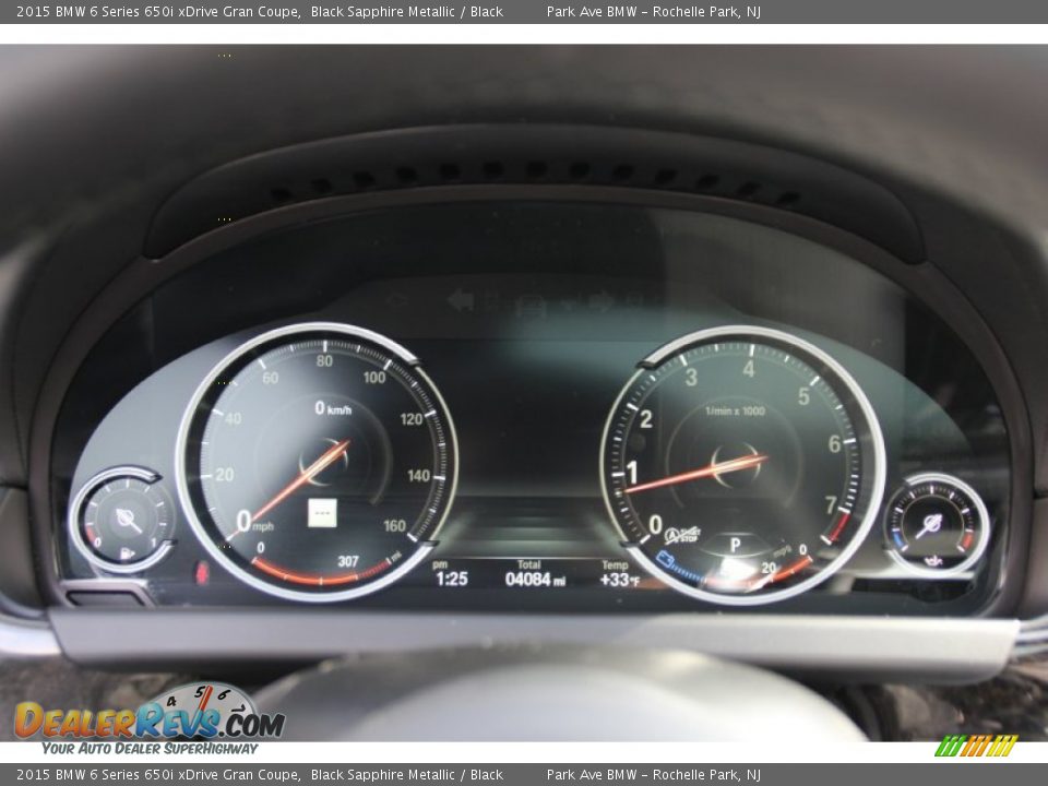 2015 BMW 6 Series 650i xDrive Gran Coupe Gauges Photo #22