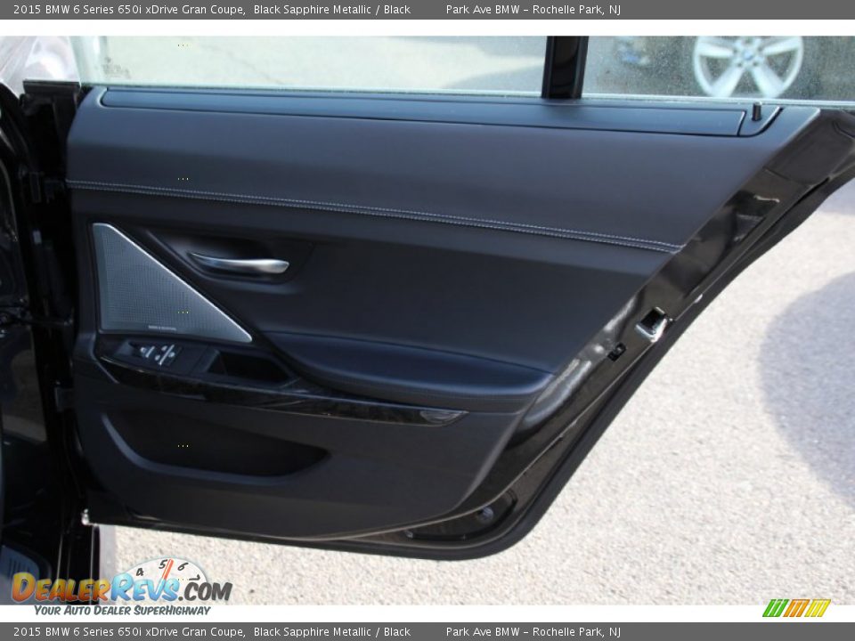 2015 BMW 6 Series 650i xDrive Gran Coupe Black Sapphire Metallic / Black Photo #25