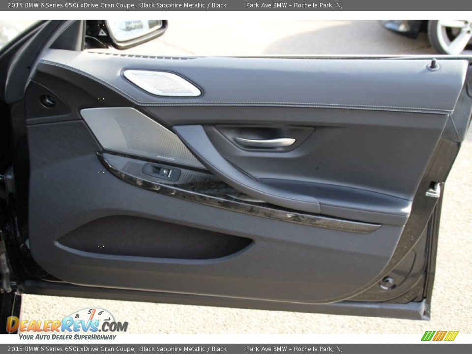 2015 BMW 6 Series 650i xDrive Gran Coupe Black Sapphire Metallic / Black Photo #27