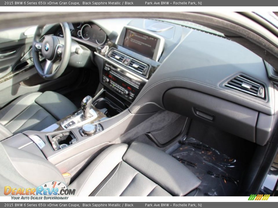 2015 BMW 6 Series 650i xDrive Gran Coupe Black Sapphire Metallic / Black Photo #28