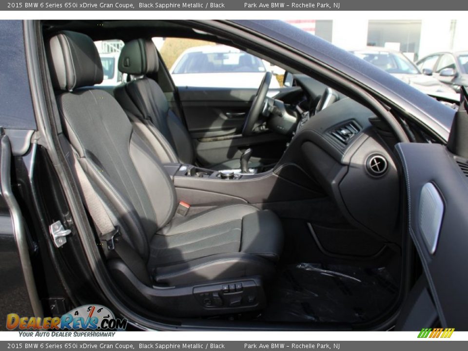 2015 BMW 6 Series 650i xDrive Gran Coupe Black Sapphire Metallic / Black Photo #29