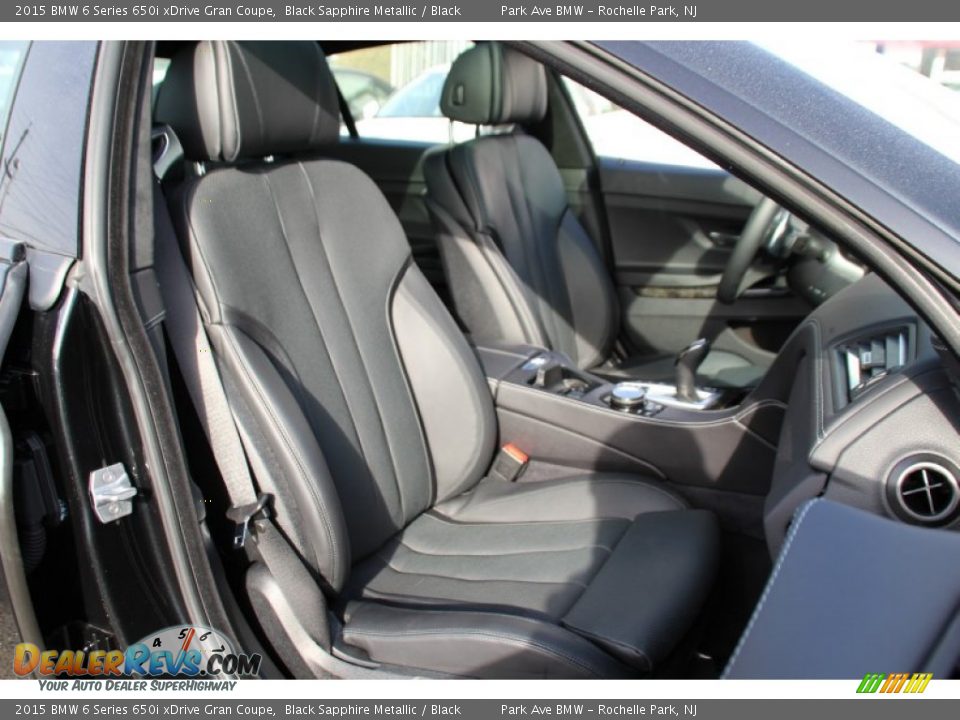 2015 BMW 6 Series 650i xDrive Gran Coupe Black Sapphire Metallic / Black Photo #30