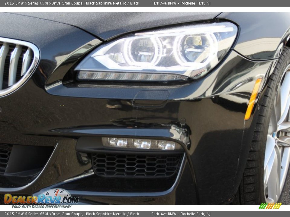 2015 BMW 6 Series 650i xDrive Gran Coupe Black Sapphire Metallic / Black Photo #32