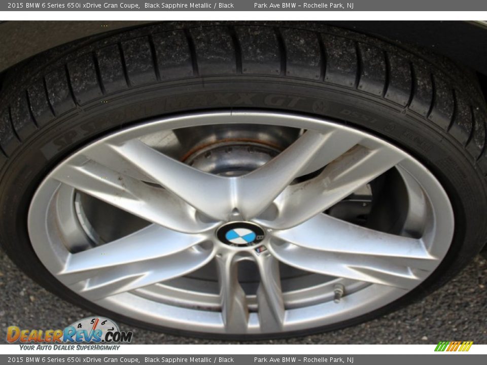 2015 BMW 6 Series 650i xDrive Gran Coupe Black Sapphire Metallic / Black Photo #34
