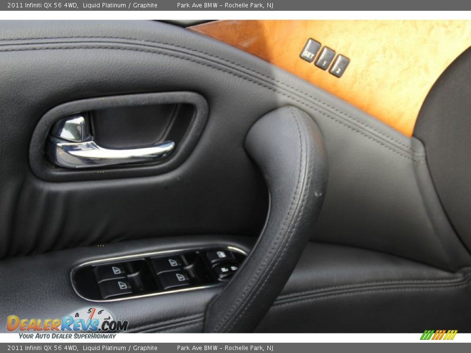2011 Infiniti QX 56 4WD Liquid Platinum / Graphite Photo #9