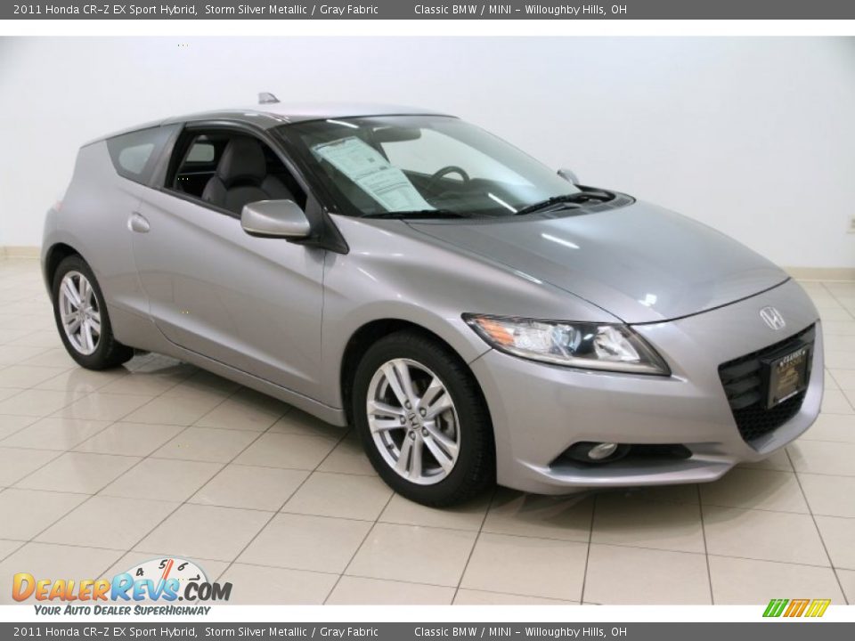 2011 Honda CR-Z EX Sport Hybrid Storm Silver Metallic / Gray Fabric Photo #1