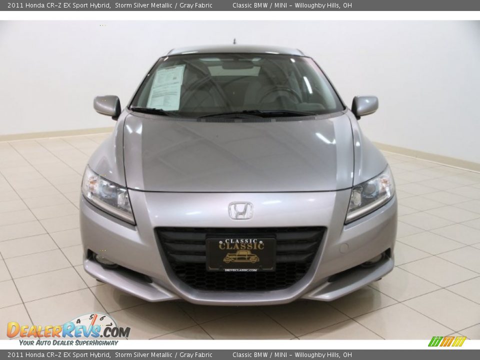 2011 Honda CR-Z EX Sport Hybrid Storm Silver Metallic / Gray Fabric Photo #2