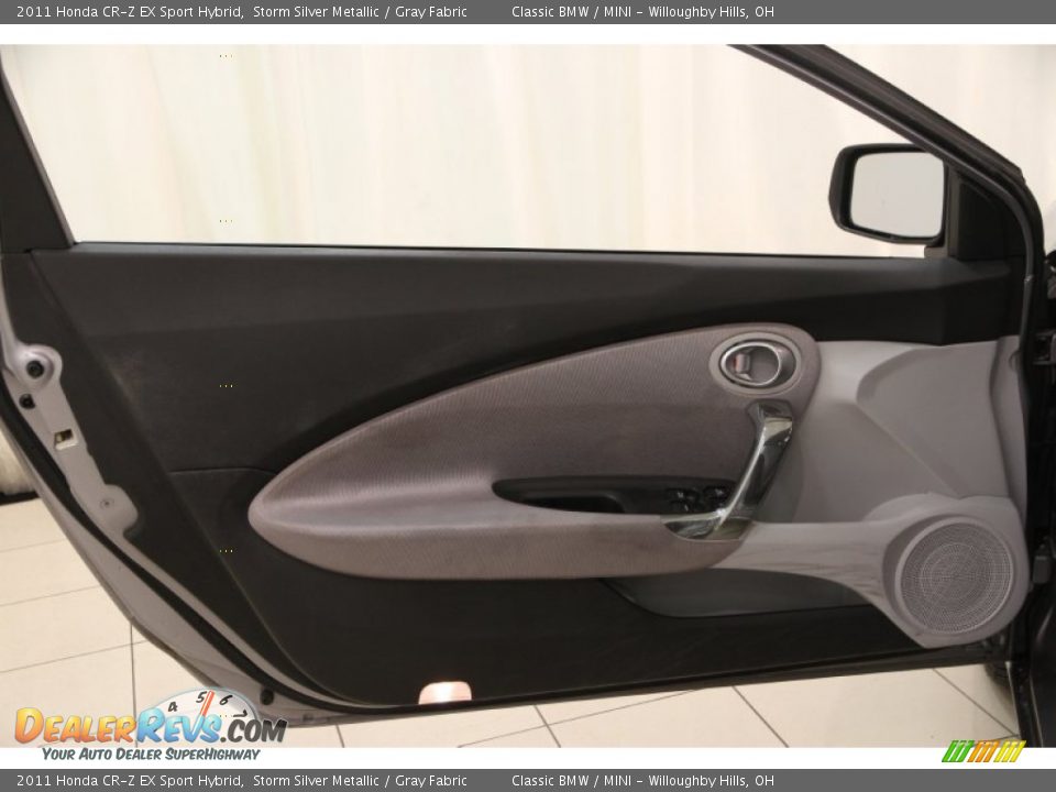 2011 Honda CR-Z EX Sport Hybrid Storm Silver Metallic / Gray Fabric Photo #4