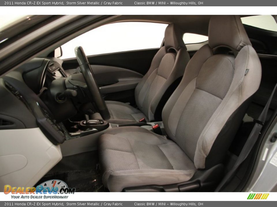 2011 Honda CR-Z EX Sport Hybrid Storm Silver Metallic / Gray Fabric Photo #5