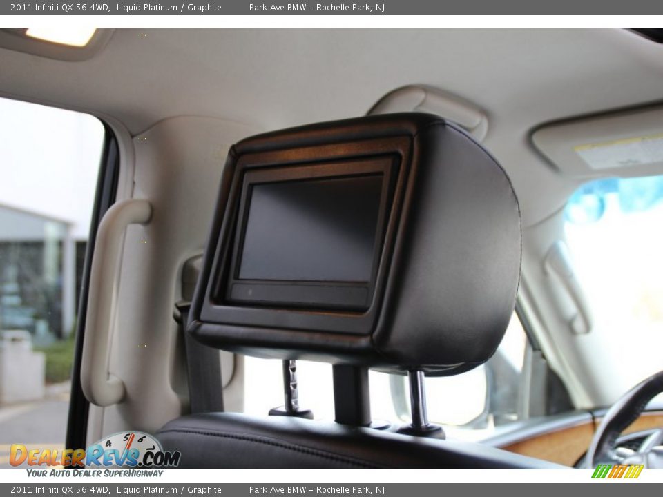 2011 Infiniti QX 56 4WD Liquid Platinum / Graphite Photo #29