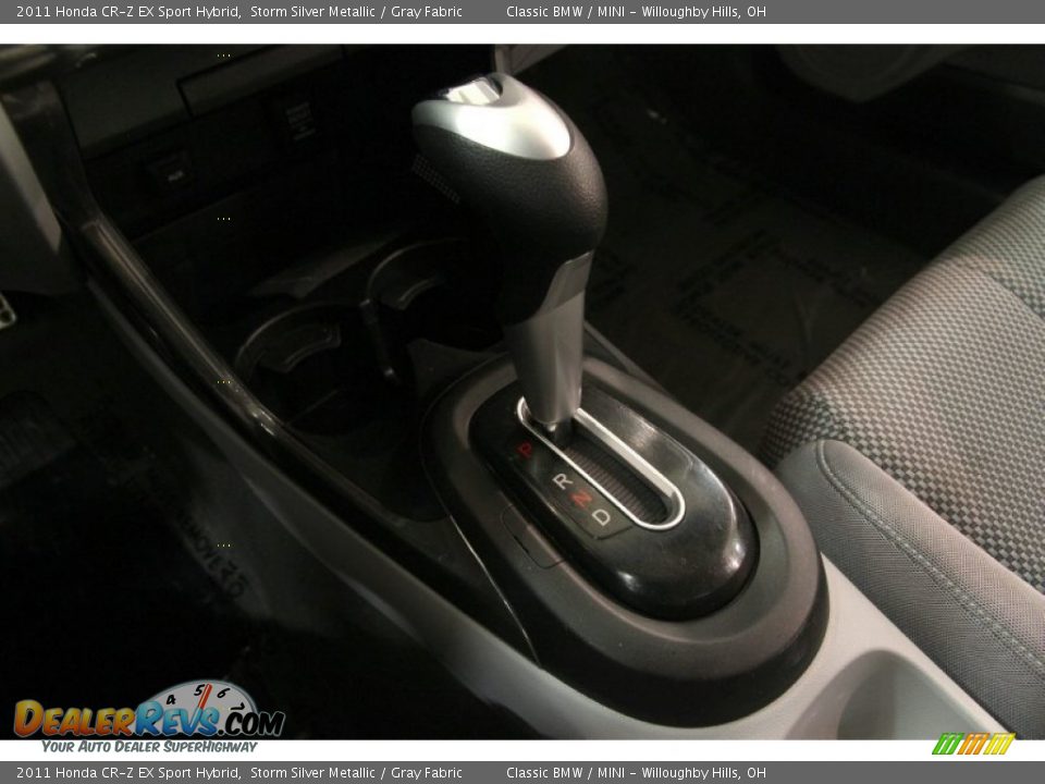 2011 Honda CR-Z EX Sport Hybrid Storm Silver Metallic / Gray Fabric Photo #19