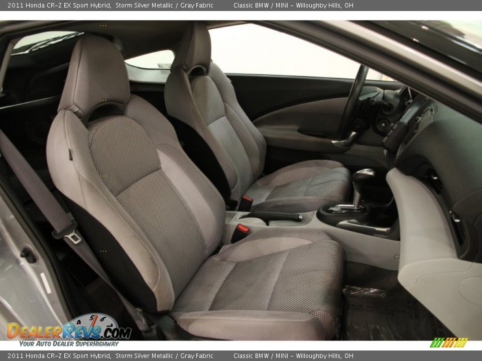 2011 Honda CR-Z EX Sport Hybrid Storm Silver Metallic / Gray Fabric Photo #20