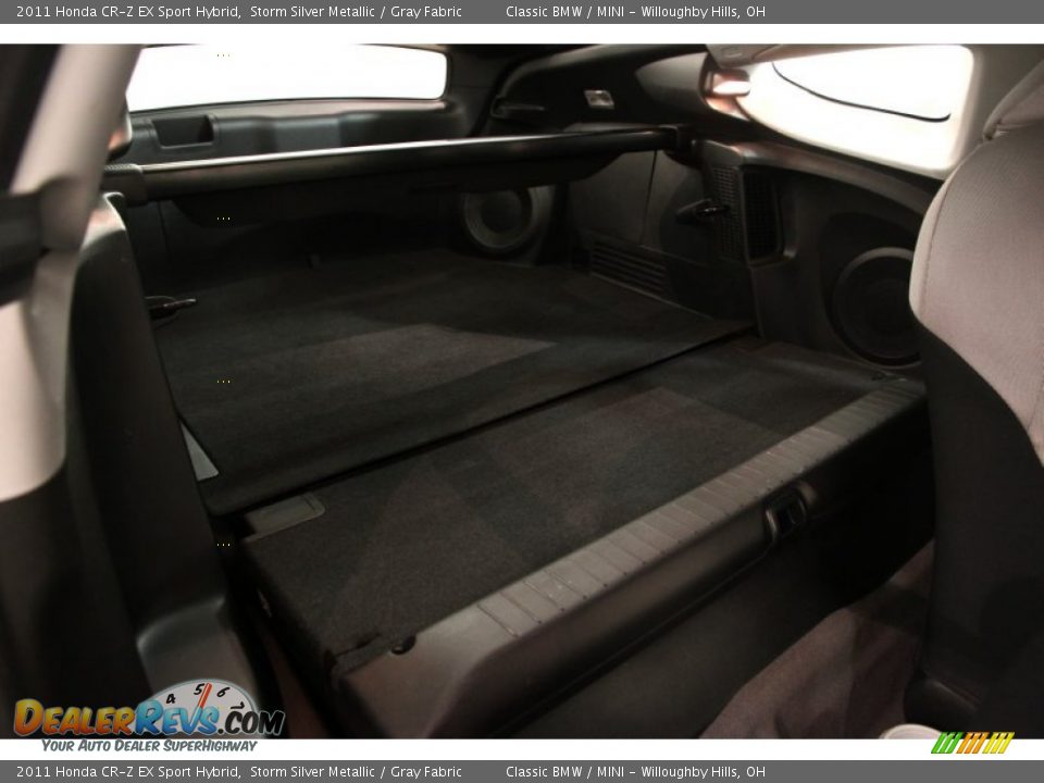 2011 Honda CR-Z EX Sport Hybrid Storm Silver Metallic / Gray Fabric Photo #21
