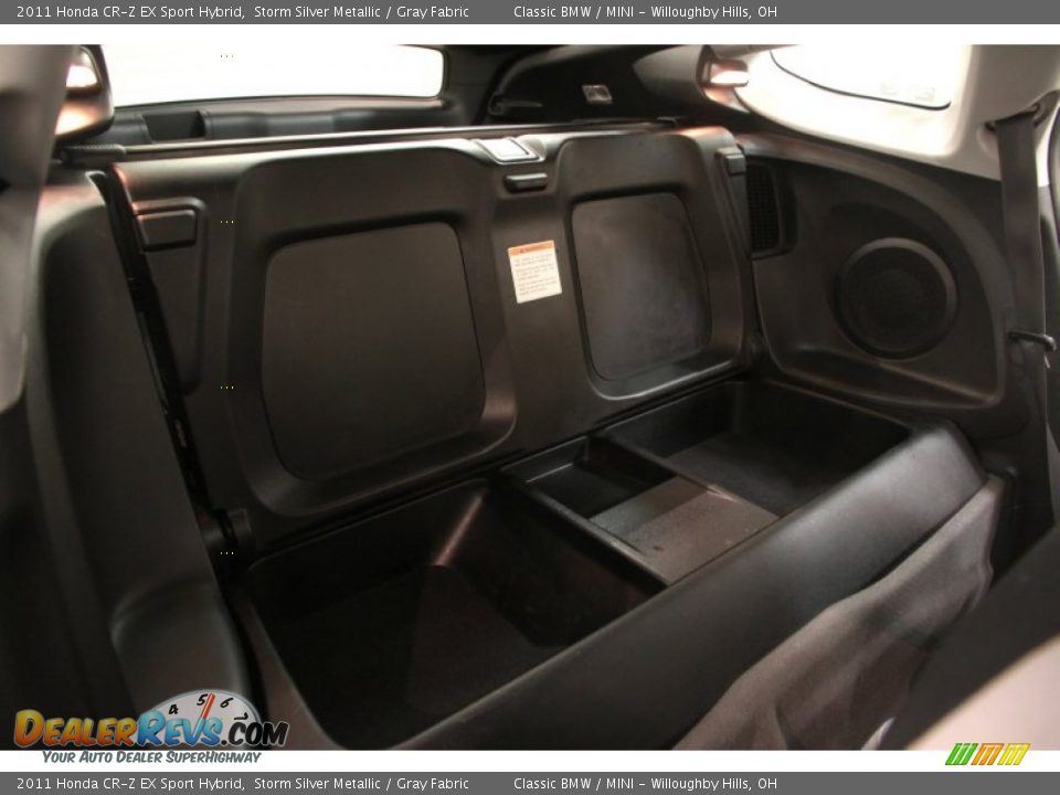 2011 Honda CR-Z EX Sport Hybrid Storm Silver Metallic / Gray Fabric Photo #22