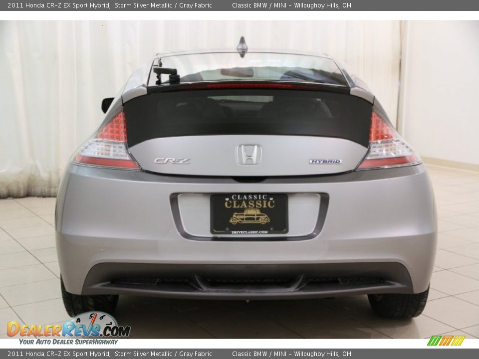 2011 Honda CR-Z EX Sport Hybrid Storm Silver Metallic / Gray Fabric Photo #23