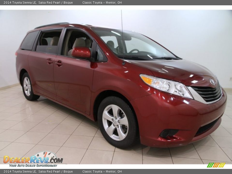 2014 Toyota Sienna LE Salsa Red Pearl / Bisque Photo #1