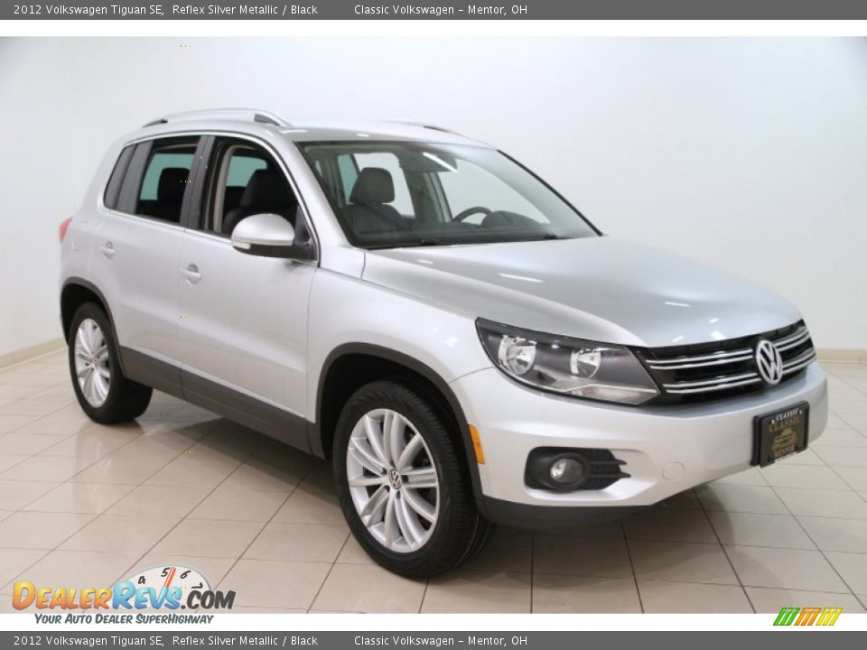 2012 Volkswagen Tiguan SE Reflex Silver Metallic / Black Photo #1