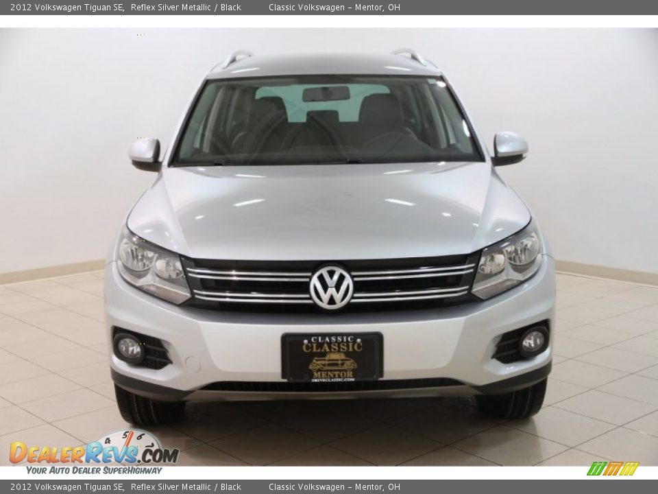 2012 Volkswagen Tiguan SE Reflex Silver Metallic / Black Photo #2