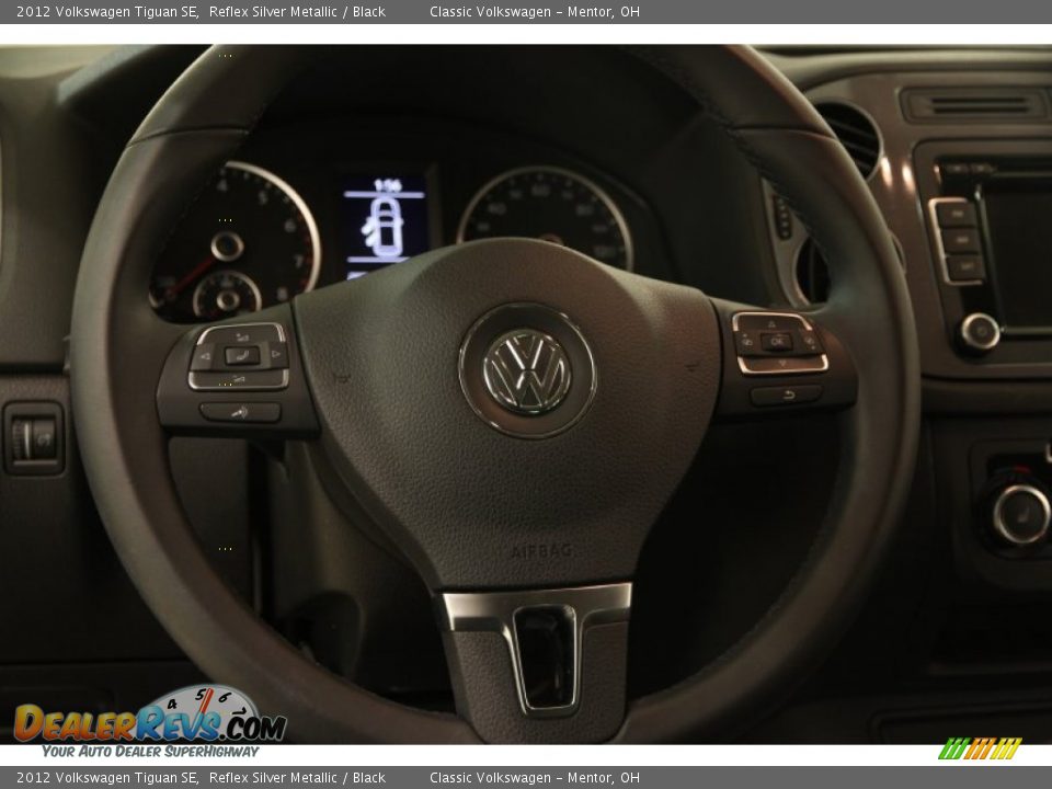 2012 Volkswagen Tiguan SE Reflex Silver Metallic / Black Photo #6