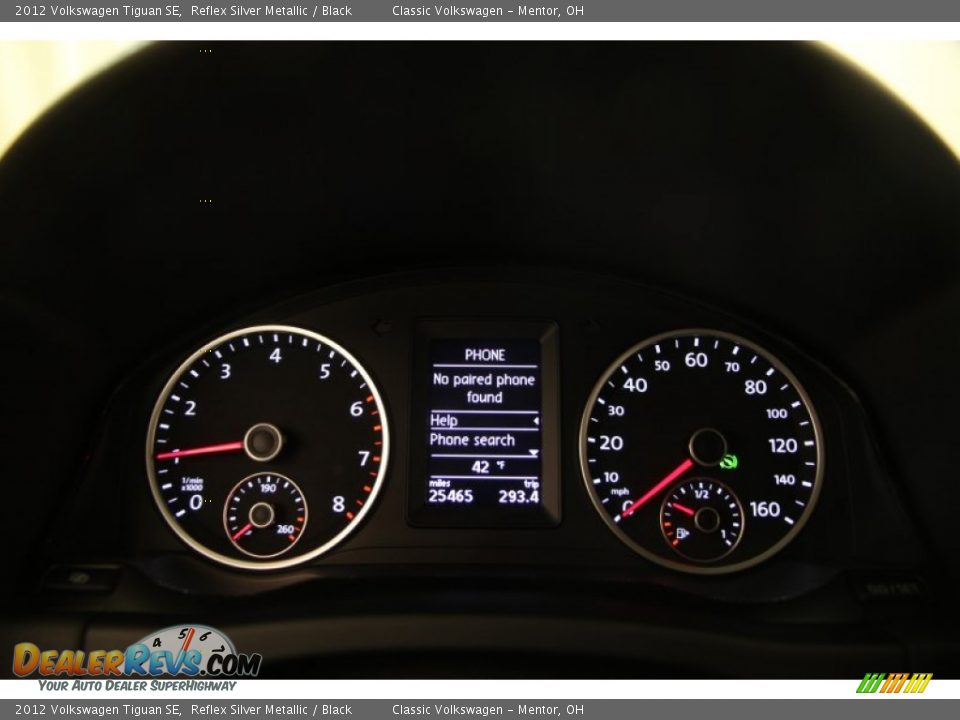 2012 Volkswagen Tiguan SE Reflex Silver Metallic / Black Photo #7