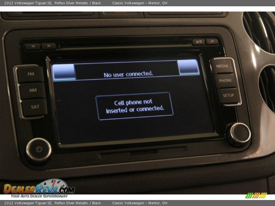 2012 Volkswagen Tiguan SE Reflex Silver Metallic / Black Photo #10