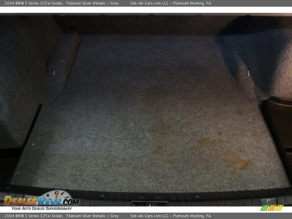 2004 BMW 3 Series 325xi Sedan Titanium Silver Metallic / Grey Photo #17