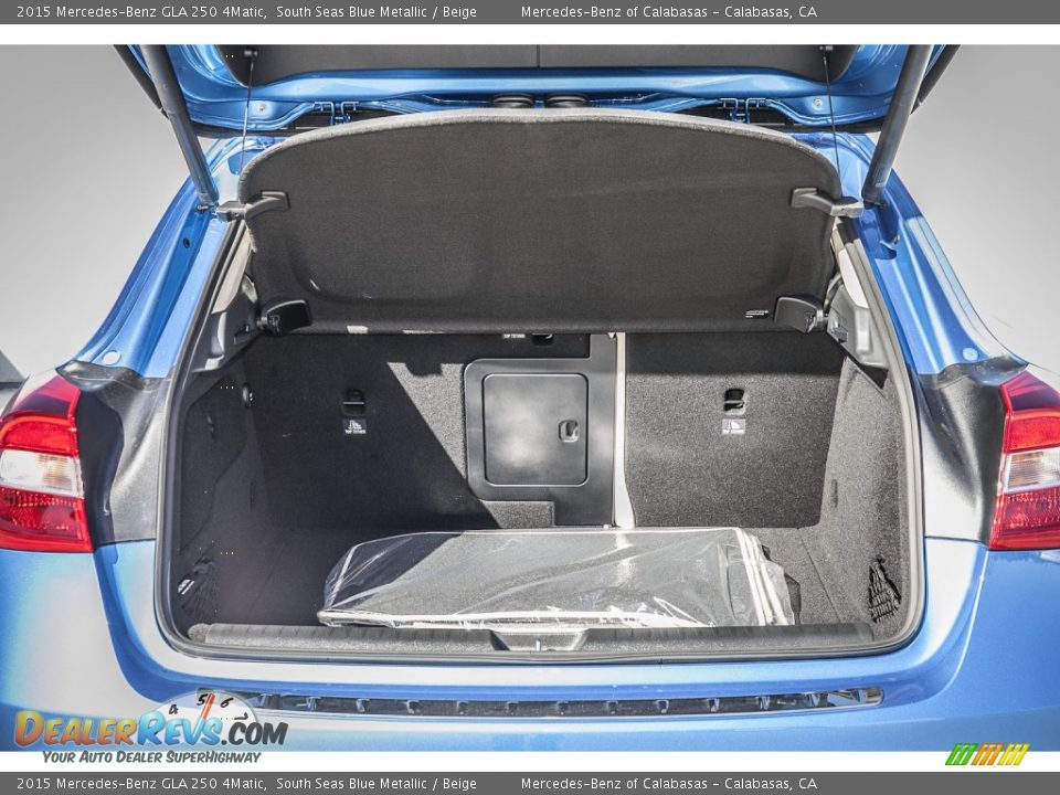 2015 Mercedes-Benz GLA 250 4Matic South Seas Blue Metallic / Beige Photo #4