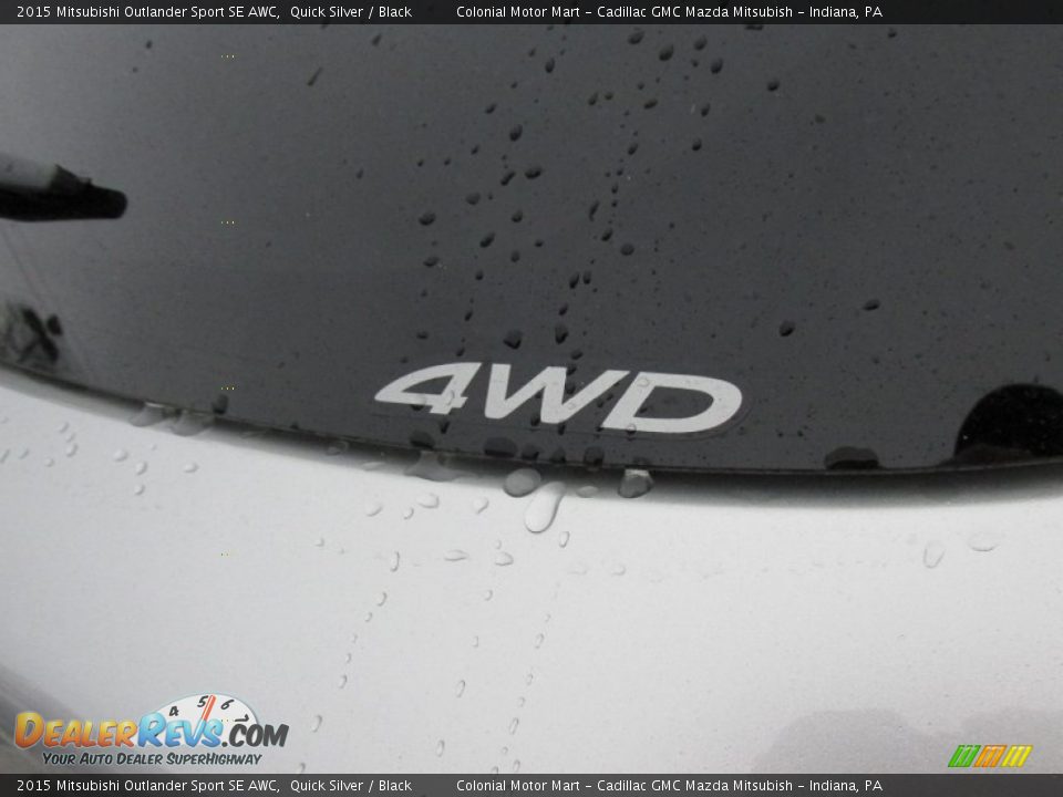 2015 Mitsubishi Outlander Sport SE AWC Quick Silver / Black Photo #7