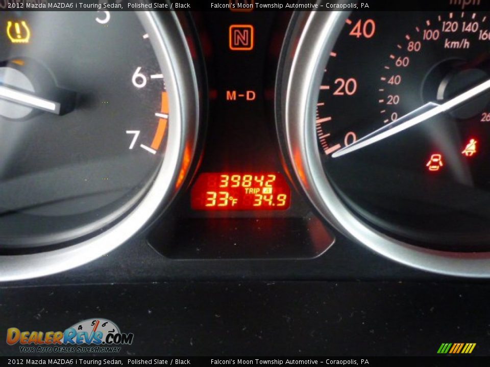 2012 Mazda MAZDA6 i Touring Sedan Polished Slate / Black Photo #5