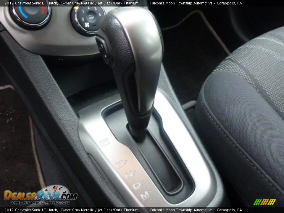 2012 Chevrolet Sonic LT Hatch Cyber Gray Metallic / Jet Black/Dark Titanium Photo #3