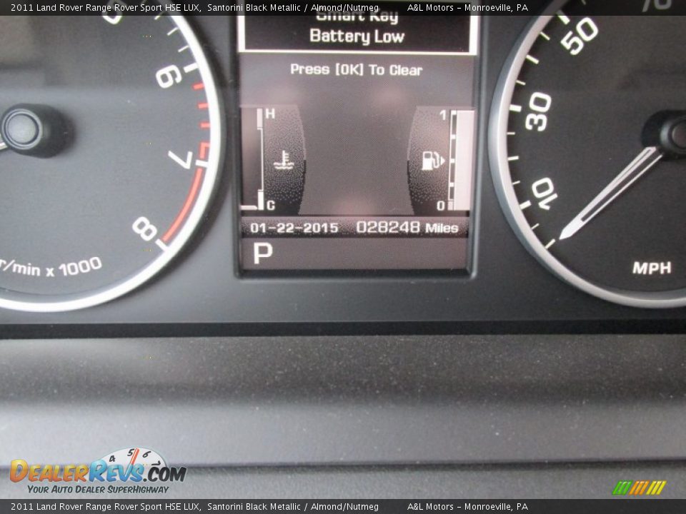 2011 Land Rover Range Rover Sport HSE LUX Santorini Black Metallic / Almond/Nutmeg Photo #20