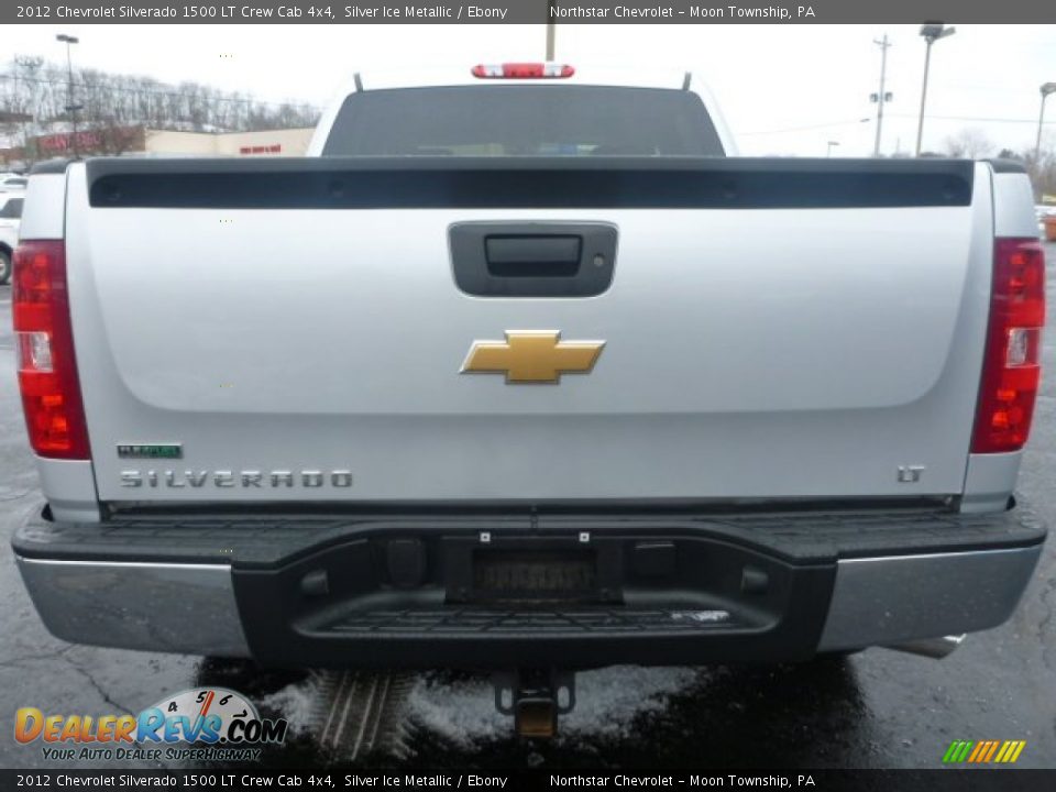 2012 Chevrolet Silverado 1500 LT Crew Cab 4x4 Silver Ice Metallic / Ebony Photo #4