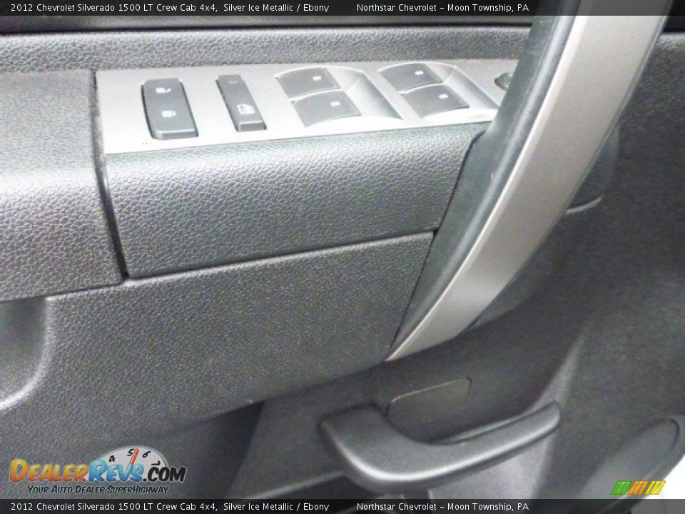 2012 Chevrolet Silverado 1500 LT Crew Cab 4x4 Silver Ice Metallic / Ebony Photo #13