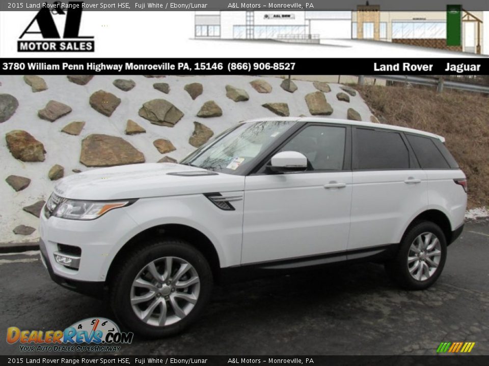 2015 Land Rover Range Rover Sport HSE Fuji White / Ebony/Lunar Photo #1