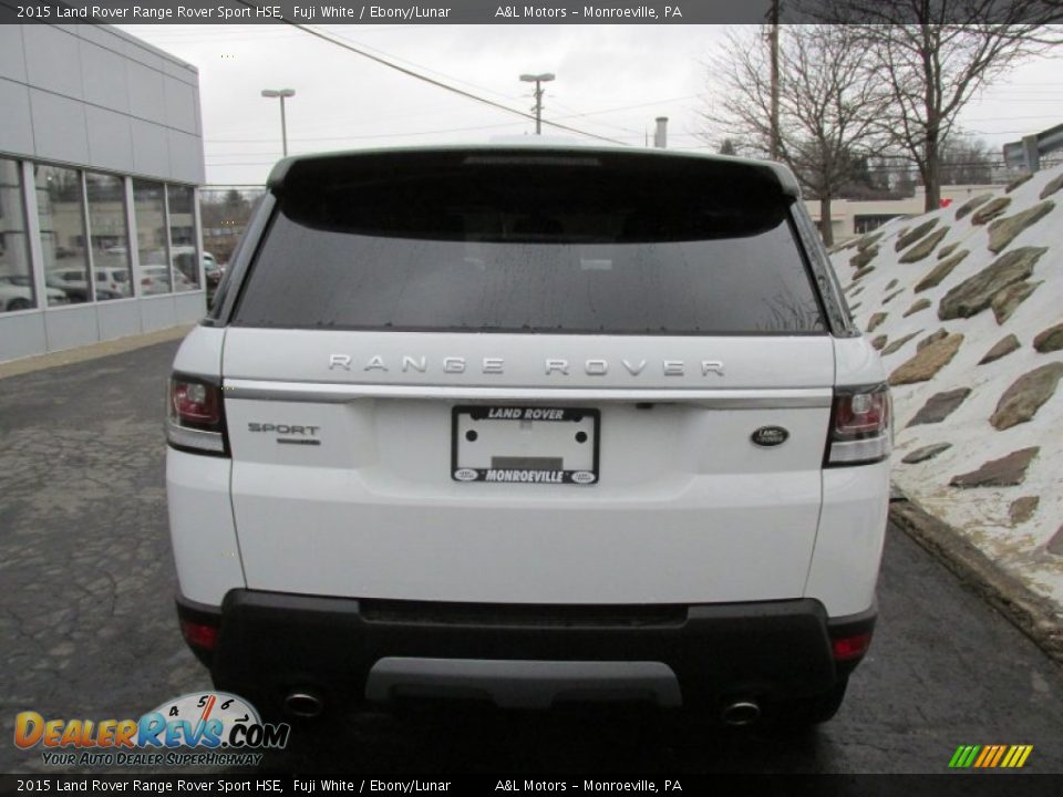 2015 Land Rover Range Rover Sport HSE Fuji White / Ebony/Lunar Photo #5