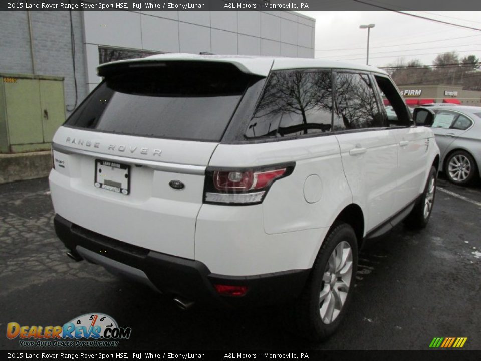 2015 Land Rover Range Rover Sport HSE Fuji White / Ebony/Lunar Photo #6
