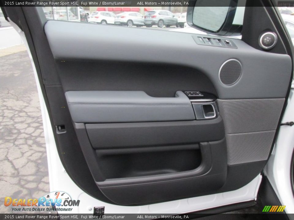 2015 Land Rover Range Rover Sport HSE Fuji White / Ebony/Lunar Photo #10