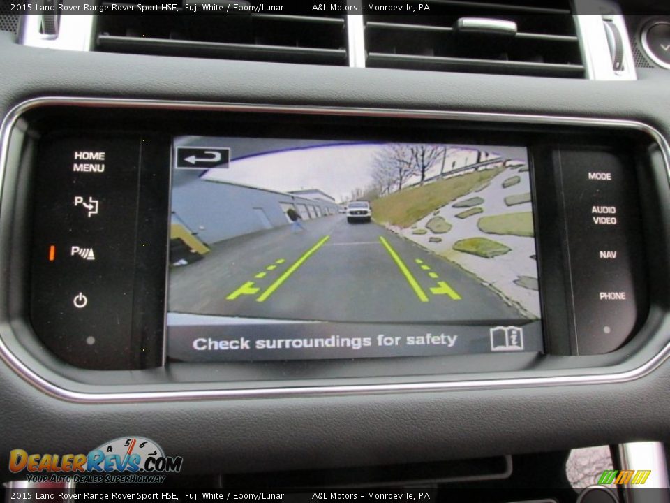 2015 Land Rover Range Rover Sport HSE Fuji White / Ebony/Lunar Photo #17