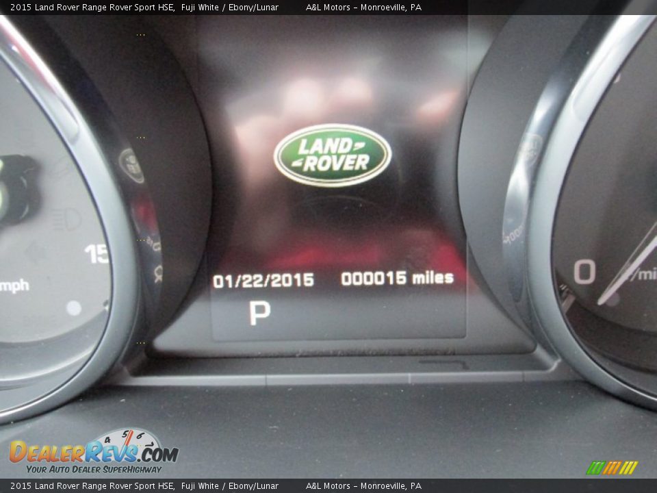 2015 Land Rover Range Rover Sport HSE Fuji White / Ebony/Lunar Photo #20