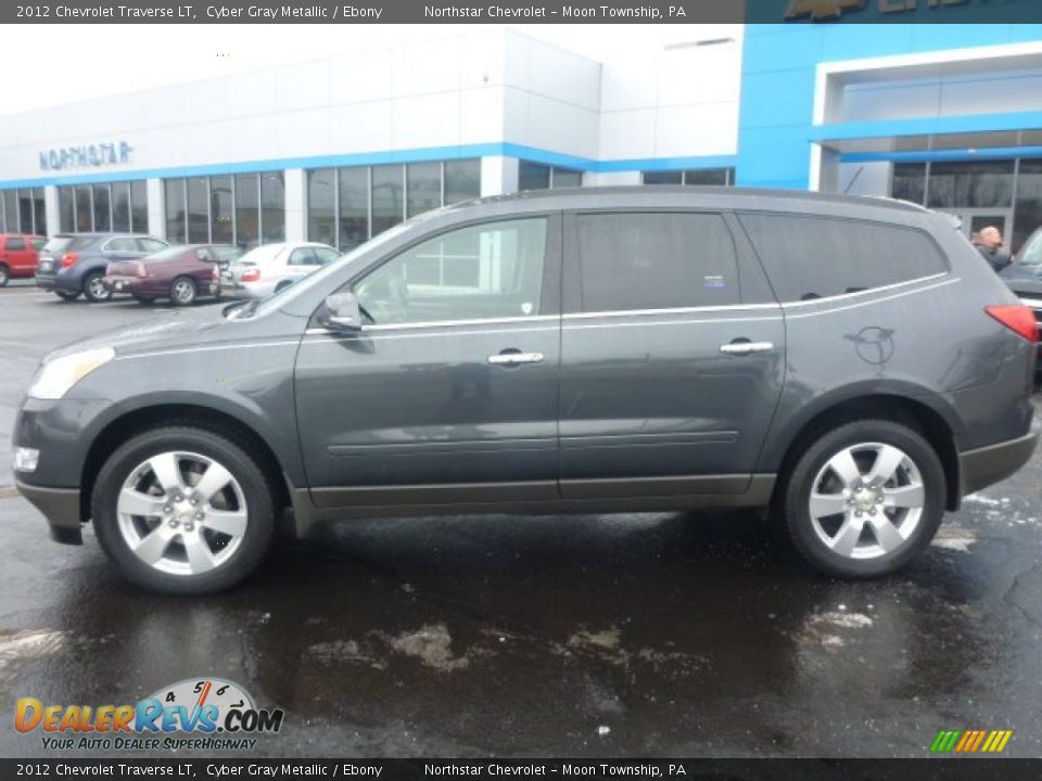 2012 Chevrolet Traverse LT Cyber Gray Metallic / Ebony Photo #2